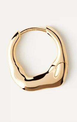 Aros PDPAOLA dorado achatados
