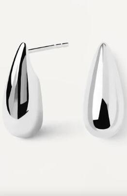 Pendientes PDPAOLA plata forma gota