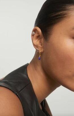 Aros PDPAOLA con lapislazuli