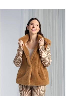 Chaleco AMICHI pelo camel