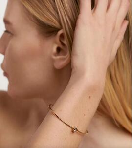 Pulsera PDPAOLA dorada rigida siena