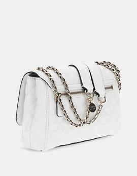 Bandolera GUESS Giully pespunteada