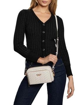 Mini bandolera GUESS Anning pespunteada