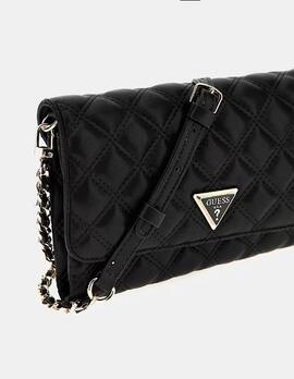 Mini bandolera GUESS Giully pespunteada