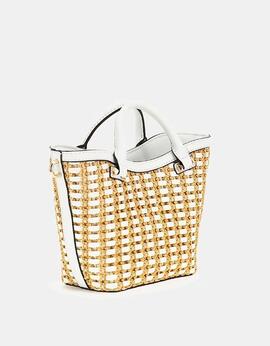 Mini bolso GUESS mano Atalia de rafia