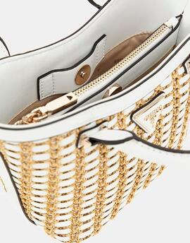 Mini bolso GUESS mano Atalia de rafia
