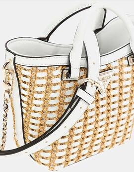 Mini bolso GUESS mano Atalia de rafia