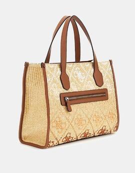 Bolso GUESS mano Silvana con logotipo 4G