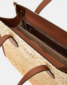 Bolso GUESS mano Silvana con logotipo 4G