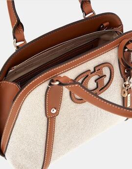 Bolso GUESS mano Sebina con colgante con logotipo
