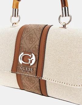 Bolso GUESS mano Kerima con logotipo 4G