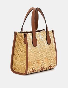 Mini bolso GUESS mano Silvana con logotipo 4G
