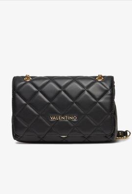 Bandolera VALENTINO negra acolchada con solapa