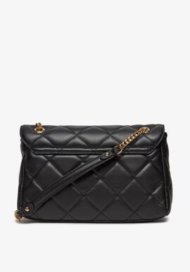Bandolera VALENTINO negra acolchada con solapa