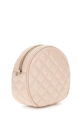 Bandolera GUESS rosa acolchada redonda