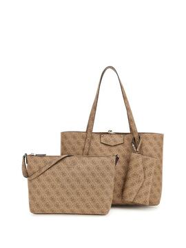 Bolso shopper GUESS eco brenton logotipo 4g