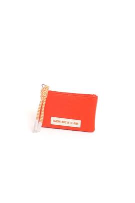Monedero AGATHA plano colores cierre pompon