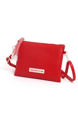 Cartera AGATHA mano color liso tira cruzar