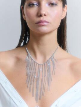 Collar RADIANT Myfair Fringe acero