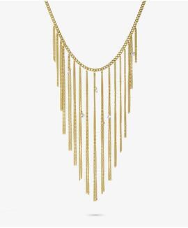 Collar RADIANT Myfair Fringe dorado