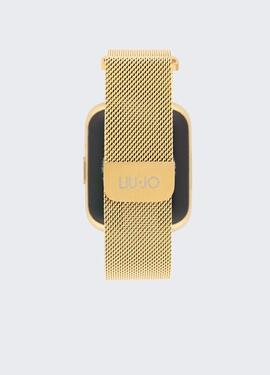 Smartwatch LIUJO Voice Slim milanesa dorada