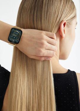 Smartwatch LIUJO Voice Slim milanesa dorada