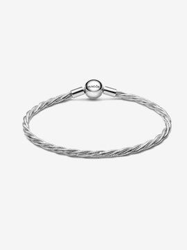 Pulsera PANDORA Cadena Trenzada con Cierre de Bola