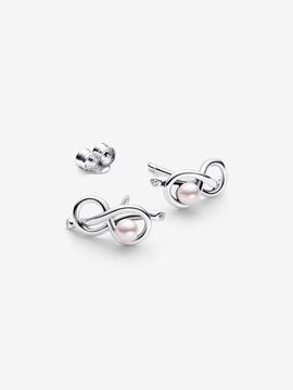 Pendientes PANDORA de Aro Nudo Infinito