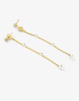 Pendiente RADIANT Myfair Drop largo dorado