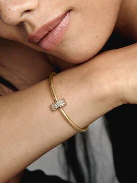 Charm PANDORA Shine Clip Pavé Transparente