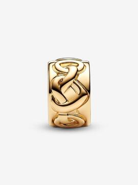 Charm PANDORA Shine Clip Corazones Anudados