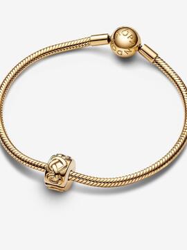 Charm PANDORA Shine Clip Corazones Anudados