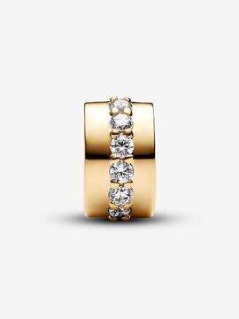 Charm PANDORA Clip Fila Brillante Transparente