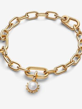 Charm Mini PANDORA Sol Perla Cultivada de Agua Dulce