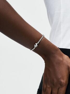 Pulsera PANDORA Cadena de Serpiente y Corazón de Moments
