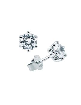 Pendientes DIAMONFIRE Solitarios 5 engaste garra