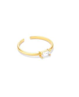 Anillo RADIANT Basics Circonita en Corte Baguette