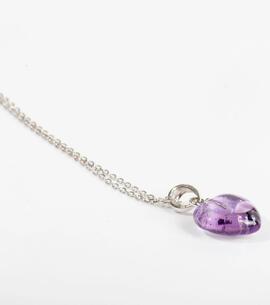 Colgante LUXENTER Corazón de Amatista