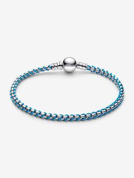 Pulsera PANDORA Cadena Caja Cordón Azul