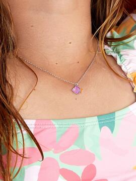 Colgante MAREA  plata pez morado