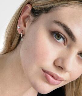 Pendientes LUXENTER Estrella Plateada