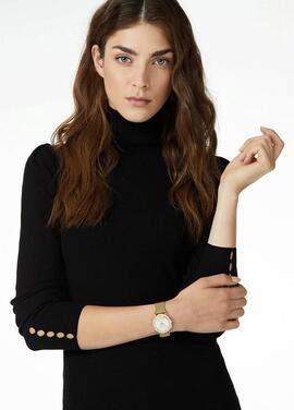 Reloj LIUJO dorado milanes esfera piedras swarovsk