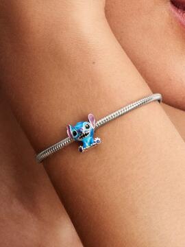 Charm PANDORA Stitch esmalte azul