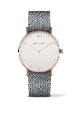 Reloj PAUL HEWITT Sailor Line gris y rosado