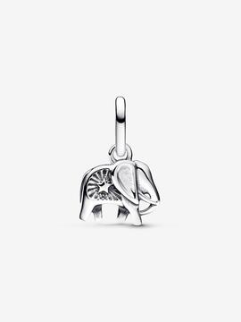 Charm PANDORA colgar plata elefante azul turquesa