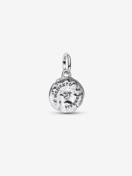 Charm PANDORA plata medallon serpiente