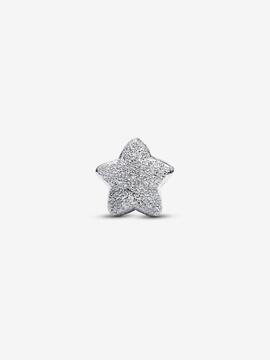 Charm PANDORA plata mini estrella Textura