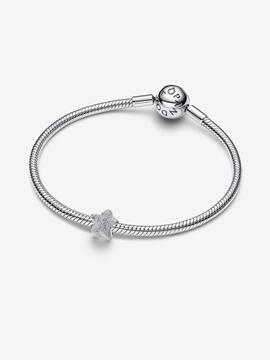 Charm PANDORA plata mini estrella Textura