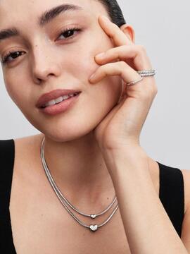 Charm PANDORA  plata mini corazon liso