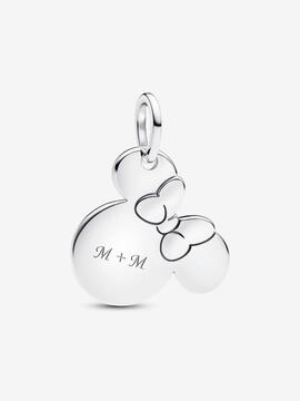 Charm PANDORA plata minnie grabar